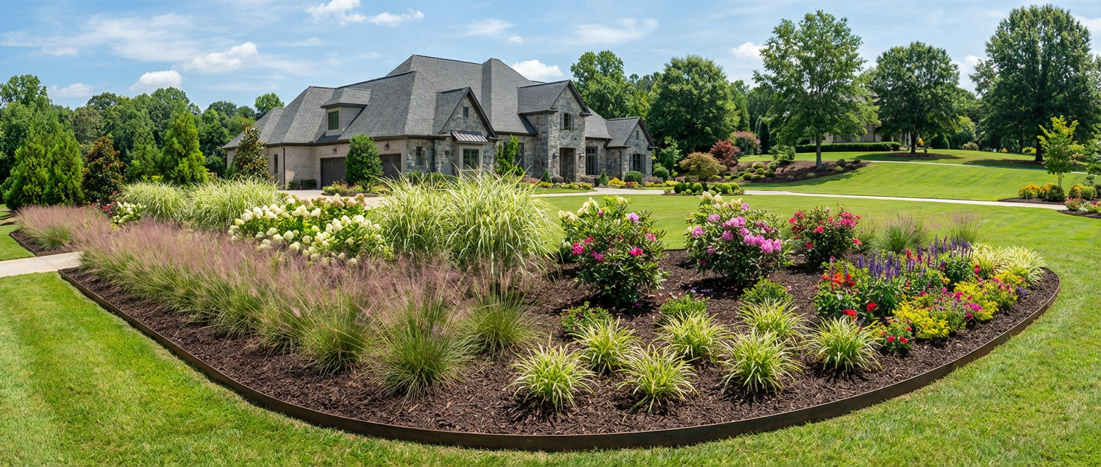 New Plant Installation by Elevation Landscapes in Upstate South Carolina